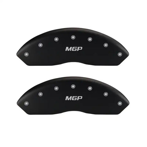 MGP 4 Caliper Covers Engraved Front & Rear MGP Red finish silver ch