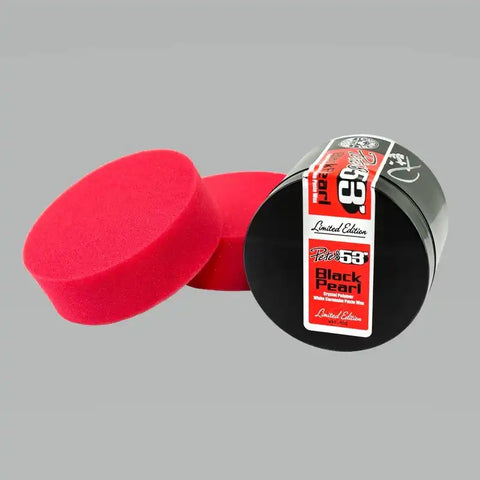 Chemical Guys Petes 53 Black Pearl Signature Carnauba Paste Wax w/Applicators - 8 oz - Case of 12