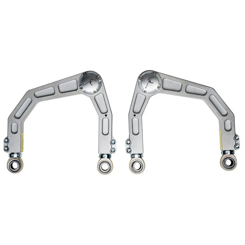 Raptor Series 150208-432200 RSO Suspension - Front Upper Control Arms Forged Billet Aluminum 1-4in Lift Silver Anodized 08-21 Toyota Land Cruiser