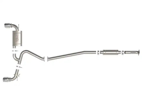 aFe 49-37033-P 22-23 Hyundai Kona N L4-2.0L (t) Takeda 3in 304 SS Cat-Back Exhaust System w/ Polished Tips
