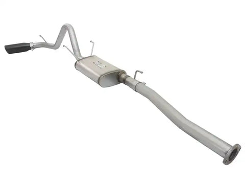 aFe 49-46024-B MACH Force XP 2.5in Cat-Back Stainless Steel Exhaust System w/Black Tip Toyota Tacoma 13-14 2.7L
