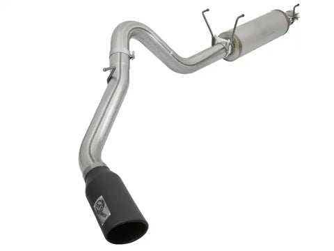aFe 49-42056-B MACHForce XP 4in Exhausts Cat-Back SS Side Exit 14-17 Dodge Ram 2500 V8-6.4L Hemi w/ Black Tips