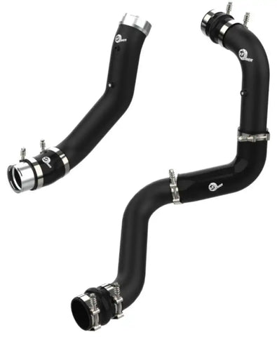 aFe 46-20444-B BladeRunner Black 3in Aluminum Charge Pipe Kit 20-21 GM Diesel Trucks V8-6.6L (td) L5P