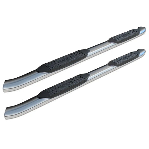 Raptor Series 1603-0179 - 5 In OE Style Curved Oval Steps Polished Stainless Steel 99-16 Ford F-250/F-350 Super Duty SuperCab