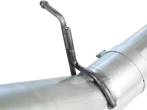aFe 49-04040 ATLAS 5in Alum Steel DPF-Back Exhaust System 2007-10 GM Diesel Trucks V8-6.6L (td)