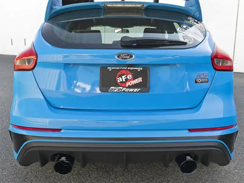 aFe 49-33103-B Takeda 3in 304 SS Cat-Back Exhaust System w/ Black Tips 16-18 Ford Focus RS I4-2.3L (t)
