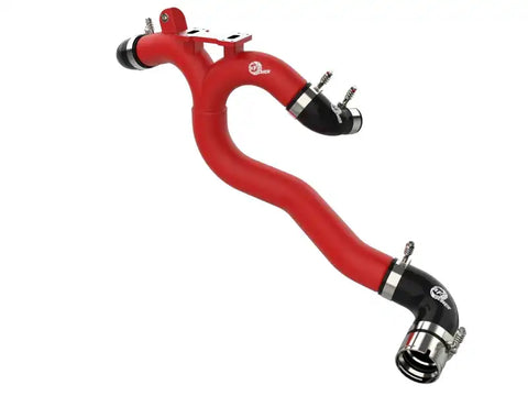 aFe 46-20508-R BladeRunner 3in Aluminum Hot Charge Pipe Red