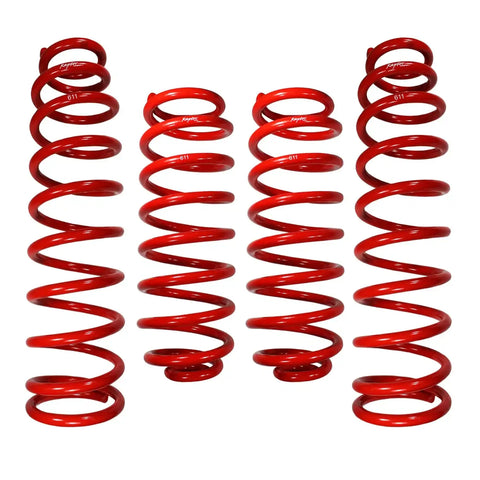 Raptor Series 170107-404500 RSO Suspension - Front And Rear Coil Springs 2.5in Lift Red 07-18 Jeep Wrangler JK/JKU 4-Door