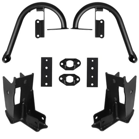 Raptor Series 170107-411202 RSO Suspension - Front And Rear 2.5 Coilover Shock Conversion Mounting Brackets 2-4in Lift 07-18 Wrangler JK/JKU