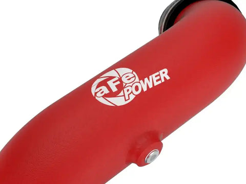 aFe 46-20658-R Bladerunner 2-1/4 IN Aluminum Hot Charge Pipe Black 20-23 Ford Explorer/Explorer ST - Red