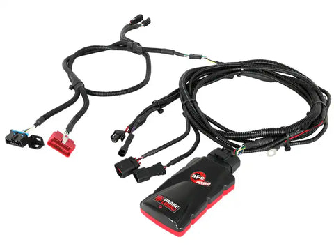 aFe 77-63003 BrakeLogic Exhaust Brake Controller Module 17-19 Ford Diesel Trucks V8-6.7L (td)