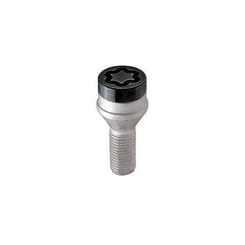 McGard Wheel Lock Bolt Set - 4pk. (Cone Seat) M14X1.25 / 17mm Hex 27.3mm Shank Length Black