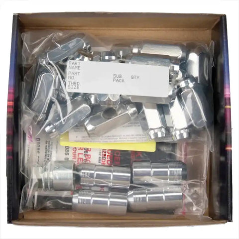 McGard 5 Lug Hex Install Kit w/Locks (Cone Seat Nut) M14X2.0 / 13/16 2.25in. Length - Chrome