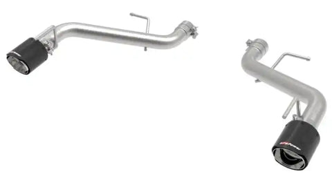 aFe 49-44118-C POWER MACH Force-Xp 2.5in Axle-Back Exhaust System 16-20 Chevy Camaro SS V8 6.2L - Carbon Fiber