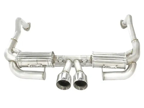 aFe 49-36409 ELITE 05-12 Porsche Boxster S (987.1-987.2) H6 3.4L 304SS Dual Cat-Back w/Dual Polished Tip Exht