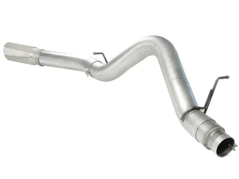 aFe 49-04041-P Atlas Exhaust 5in DPF-Back Al Steel 11-13 GM Diesel Trucks V8-6.6L (td) LML (Pol Tip)