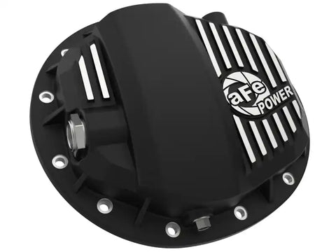 aFe 46-71141B Pro Series GMCH 9.5 Rear Diff Cover Black w/Mach Fins & Gear Oil 19-20 GM Silverado/Sierra 1500
