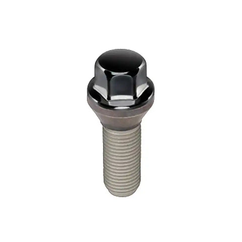 McGard Hex Lug Bolt (Cone Seat) M14X1.5 / 17mm 28.0mm Shank Length (Box of 50) - Black