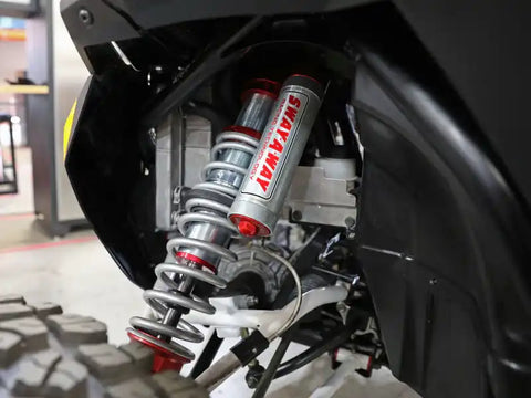 aFe 851-5600-03-CA 14-16 Polaris RZR 925/1000cc Sway-A-Way 2.5 Front Coilover Kit w/ PB Reservoirs and Comp Adj