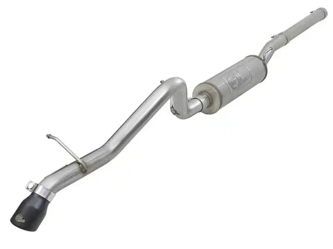 aFe 49-48057-B MACH Force-Xp 2-1/2in 409 SS Hi-Tuck Cat-Back Exhaust w/Black Tip 07+ Jeep Wrangler JK 3.6L/3.8L