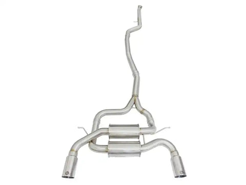 aFe 49-36326-P MACHForce XP SS-304 Polish Tip 2.5in Dia Cat Back Exhaust 12-14 BMW 335i (F30) 3.0L (t)
