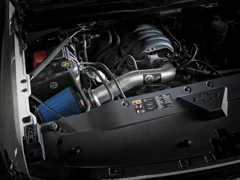 aFe 54-12332-H MagnumFORCE Stage-2 PRO 5R CAI Brushed Alum Tube 14-17 GMC Sierra 1500 5.3L/6.2L w/Electric Fan