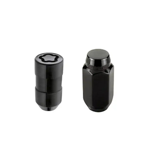 McGard 5 Lug Hex Install Kit w/Locks (Cone Seat Nut) M14X1.5 / 22mm 1.635in. Length - Black