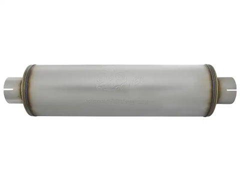 aFe 49M00024 MACH Force-Xp 409 SS Muffler 3-1/2in ID Center/Center x 7in Dia 24in L - Round Body