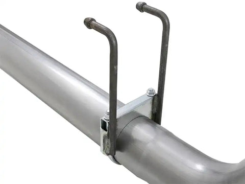 aFe 49-43102-B Rebel XD 4in SS DPF-Back Exhaust 17-18 FOrd Diesel Trucks V8-6.7L (td) w/ Dual Black Tips
