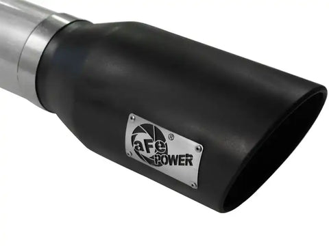aFe 49-43055-B MACHForce XP 5in DPF-Back Stainless Steel Exhaust , Blk,Ford Diesel Trucks 11-14 V8-6.7L td