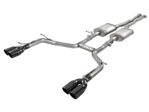 aFe 49-32067-B MACH Force-Xp 2-1/2in 304 SS Cat-Back Exhaust 15-21 Dodge Challenger V6-3.6L - Quad Black Tip