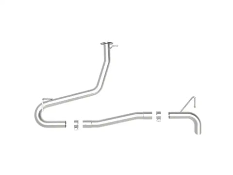 aFe 49-37017NM Takeda 2-1/2in 304 SS Axle-Back Exhaust (No Muffler) 18-21 Hyundai Kona L4 1.6L (t)