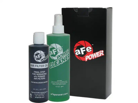 aFe 90-51401B Air Filter Restore Kit (8oz Squeeze Oil & 12oz Spray Cleaner) - Black