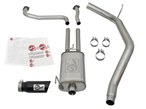 aFe 49-46125-B MACHForce XP 2.5in Cat-Back Exhaust System w/ Black Tip Nissan Frontier 17-19 V8-5.6L