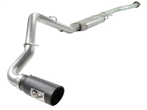 aFe 49-44013-B MACHForce XP Exhaust SS-409 Cat-Back w/ 304SS Black Tip 04-07 GM Trucks 1500 V6/V8
