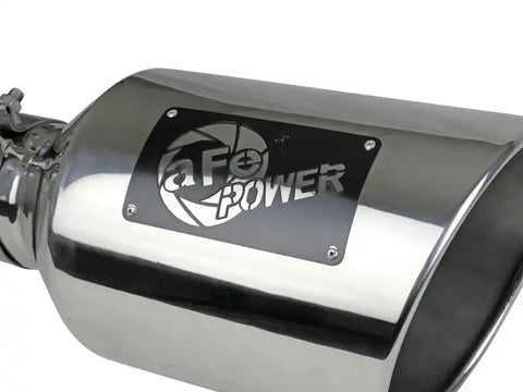 aFe 49T40801-P15 Power MACH Force-Xp 304 Stainless Steel Clamp-on Exhaust Tip - Polished