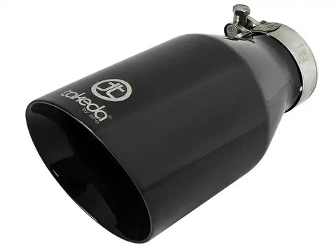 aFe 49T25454-B09 MACH Force-Xp 409 SS Clamp-On Exhaust Tip 2.5in. Inlet / 4.5in. Outlet 9in. L - Black
