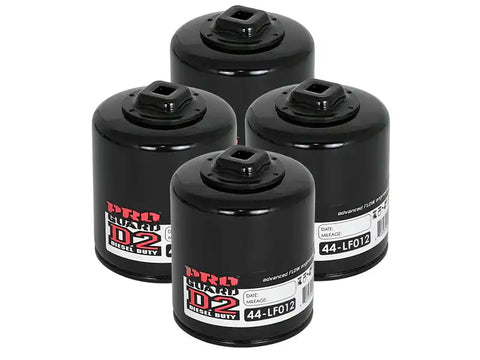 aFe 44-LF012-MB Pro GUARD D2 Oil Filter 07-14 GM Trucks V8 4.8L/5.3L/6.0L/6.2L (4 Pack)