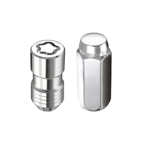 McGard 8 Lug Hex Install Kit w/Locks (Cone Seat Nut) M14X1.5 / 22mm 1.635in. Length - Chrome