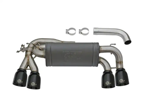 aFe 49-36333-B MACHForce XP 3in - 2 1/2in Axle Back 304SS Exhaust w/ Black Tips 16-17 BMW M2 (f87)