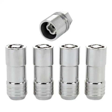 McGard Wheel Lock Nut Set - 4pk. (Cone Seat) M14X2.0 / 13/16 Hex 2.25in. Length Chrome