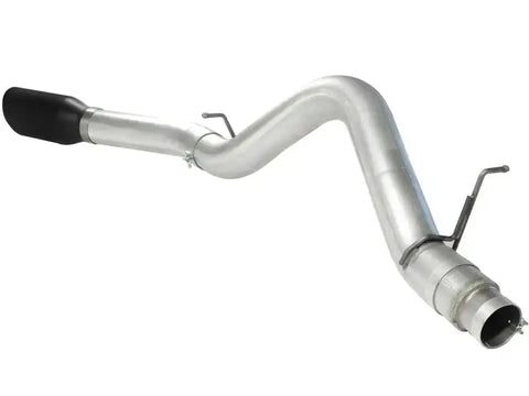 aFe 49-04041-B Atlas Exhaust 5in DPF-Back Al Steel 11-13 GM Diesel Trucks V8-6.6L (td) LML (Blk Tip)