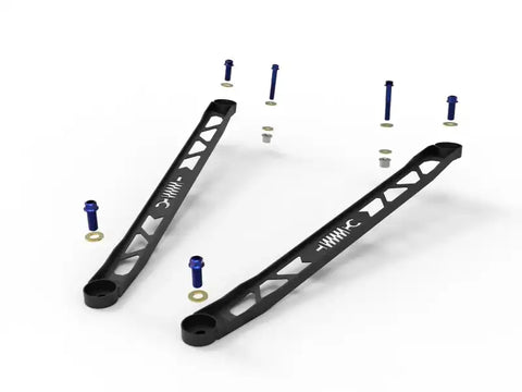 aFe 450-721003-B CONTROL 304 Stainless Steel Front Suspension Strut Brace Black - Toyota GR Supra (A90) 20-21