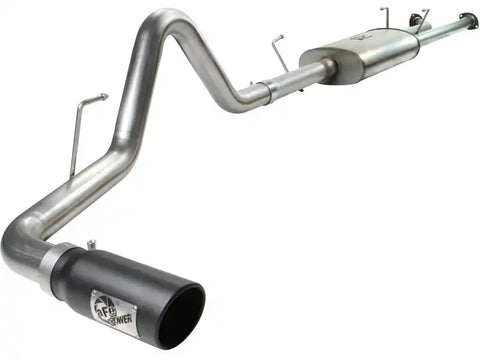 aFe 49-46006-B MACHForce XP Exhaust Cat-Back SS-409 07-09 Toyota Tundra V8-5.7L w/ Black Tip