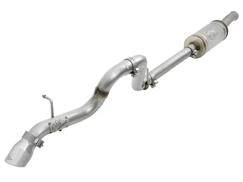 aFe 49-48075-P MACH Force-Xp 2.5in 409SS Axle-Back Hi-Tuck Exh Sys w/ Pol Tip 18-20 Jeep Wrangler (JL) V6 3.6L