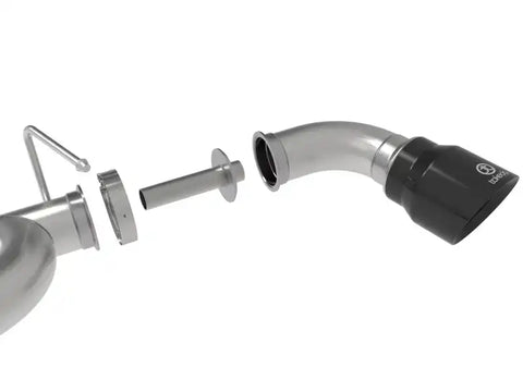 aFe 49-37010-B Takeda Exhaust Cat-Back 19-20 Hyundai Veloster N 304SS Black Dual Tips