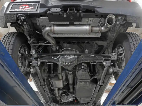 aFe 49-43136-B Apollo GT 3in 409 SS Cat-Back Exhaust 2021 Ford Bronco L4-2.3L (t)/V6-2.7L (tt) w/ Black Tip