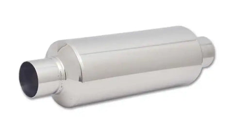 Vibrant SS Resonator (Standard Design) 2.5in inlet/outlet x 18in long w/ 5in OD resonator body