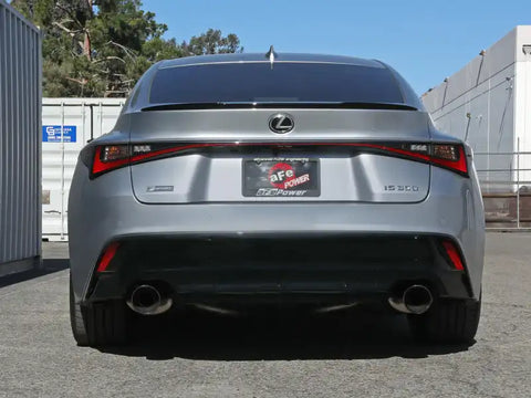 aFe 49-36060-P Lexus IS350 14-22 V6-3.5L Takeda Axle-Back Exhaust System- Polished Tip