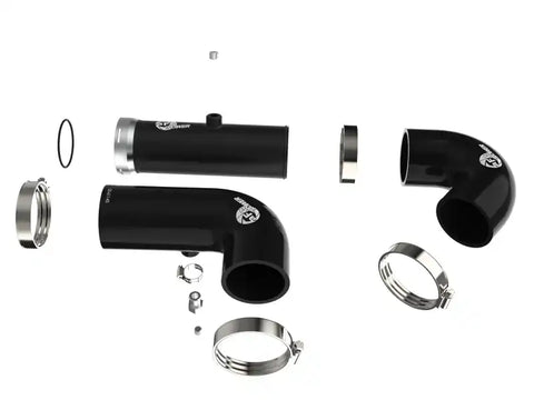 aFe 46-20454-B BladeRunner Intercooler Hot & Cold Side Tubes Combo 20-21 GM Trucks 3.0L (td) - Black